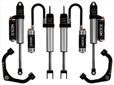 ICON Vehicle Dynamics 0 to 2-Inch Suspension Lift System with Tubular Upper Control Arms; Stage 3 (20-24 Sierra 2500 HD)