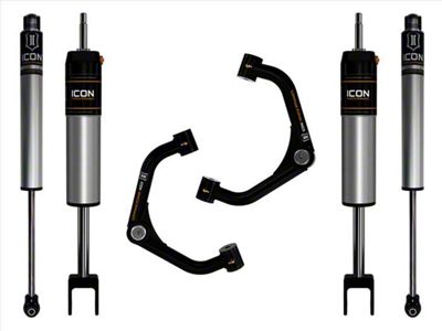 ICON Vehicle Dynamics 0 to 2-Inch Suspension Lift System with Tubular Upper Control Arms; Stage 1 (20-25 Sierra 3500 HD)