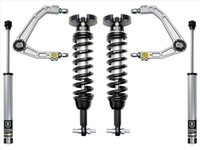 ICON Vehicle Dynamics 1.50 to 3.50-Inch Suspension Lift System with Billet Upper Control Arms; Stage 2 (19-25 Silverado 1500 w/o Adaptive Ride Control, Excluding 2.7L & ZR2)