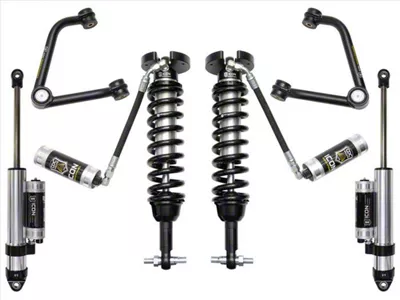 ICON Vehicle Dynamics 1.50 to 3.50-Inch Suspension Lift System with Tubular Upper Control Arms; Stage 4 (19-25 Silverado 1500 w/o Adaptive Ride Control, Excluding 2.7L & ZR2)