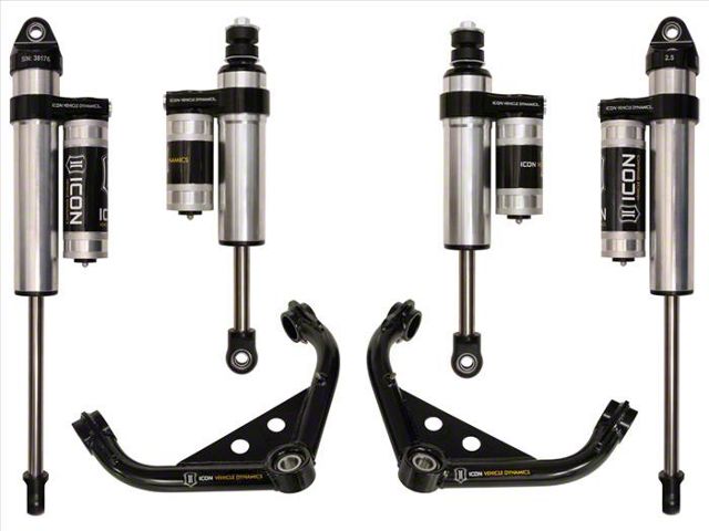 ICON Vehicle Dynamics 0 to 2-Inch Suspension Lift System; Stage 3 (07-10 Silverado 2500 HD)