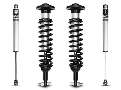 ICON Vehicle Dynamics 0 to 2-Inch Suspension Lift System; Stage 1 (15-20 4WD F-150, Excluding Raptor)