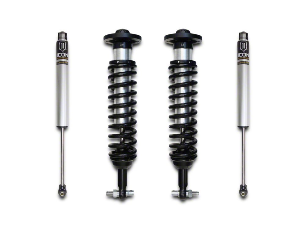 ICON Vehicle Dynamics 0 to 3-Inch Suspension Lift System; Stage 1 (15-20 2WD F-150)