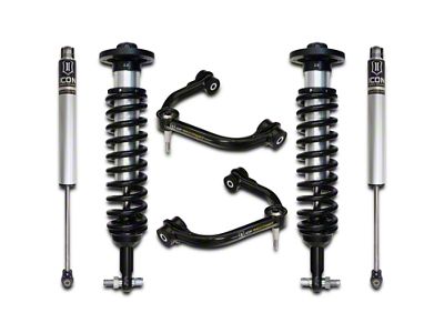 ICON Vehicle Dynamics 0 to 3-Inch Suspension Lift System; Stage 2 (15-20 2WD F-150)