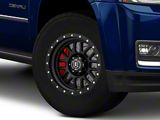 ICON Alloys Alpha Satin Black 6-Lug Wheel; 17x8.5; 0mm Offset (15-20 Yukon)
