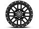 ICON Alloys Alpha Satin Black 6-Lug Wheel; 17x8.5; 0mm Offset (15-20 Yukon)