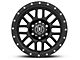 ICON Alloys Alpha Satin Black 6-Lug Wheel; 17x8.5; 0mm Offset (14-18 Silverado 1500)