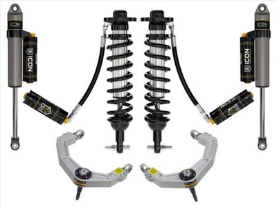 ICON Vehicle Dynamics 0 to 2.75-Inch Suspension Lift System with Billet Upper Control Arms; Stage 5 (21-25 4WD F-150, Excluding Raptor)