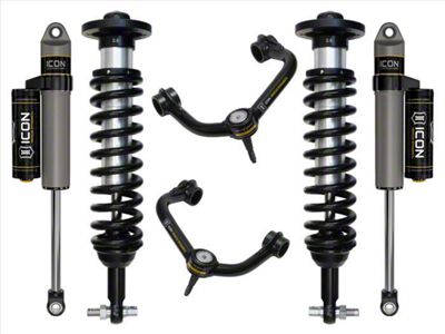 ICON Vehicle Dynamics 0 to 2.75-Inch Suspension Lift System with Tubular Upper Control Arms; Stage 3 (21-25 4WD F-150, Excluding Raptor)