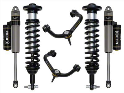 ICON Vehicle Dynamics 0 to 2.75-Inch Suspension Lift System with Tubular Upper Control Arms; Stage 3 (21-24 4WD F-150, Excluding Raptor)