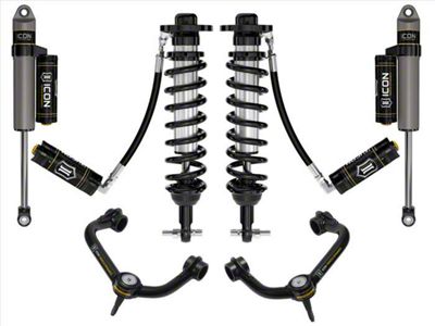 ICON Vehicle Dynamics 0 to 2.75-Inch Suspension Lift System with Tubular Upper Control Arms; Stage 4 (21-24 4WD F-150, Excluding Raptor)