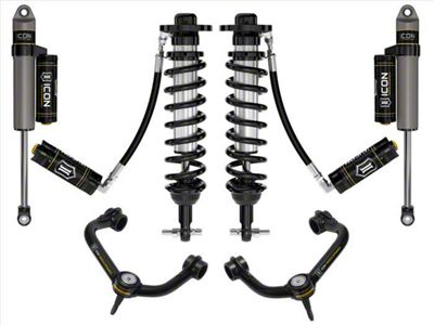 ICON Vehicle Dynamics 0 to 2.75-Inch Suspension Lift System with Tubular Upper Control Arms; Stage 4 (21-25 4WD F-150, Excluding Raptor)