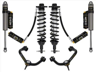 ICON Vehicle Dynamics 0 to 2.75-Inch Suspension Lift System with Tubular Upper Control Arms; Stage 5 (21-24 4WD F-150, Excluding Raptor)
