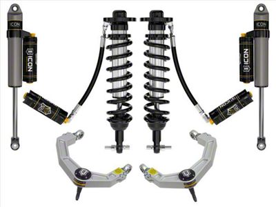 ICON Vehicle Dynamics 0 to 3-Inch Suspension Lift System with Billet Upper Control Arms; Stage 5 (21-25 2WD F-150)