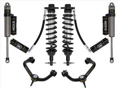 ICON Vehicle Dynamics 0 to 3-Inch Suspension Lift System with Tubular Upper Control Arms; Stage 4 (21-24 2WD F-150)