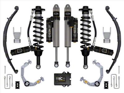 ICON Vehicle Dynamics 2.50 to 3-Inch Suspension Lift System with Billet Upper Control Arms and Leaf Pack; Stage 5 (21-25 F-150 Tremor w/o CCD System & BlueCruise)