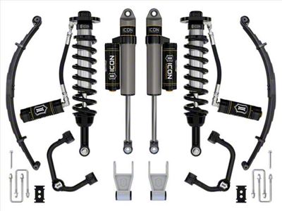 ICON Vehicle Dynamics 2.50 to 3-Inch Suspension Lift System with Tubular Upper Control Arms and Leaf Pack; Stage 3 (21-25 F-150 Tremor w/o CCD System & BlueCruise)