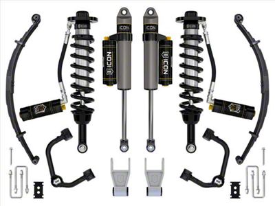 ICON Vehicle Dynamics 2.50 to 3-Inch Suspension Lift System with Tubular Upper Control Arms and Leaf Pack; Stage 4 (21-25 F-150 Tremor w/o CCD System & BlueCruise)