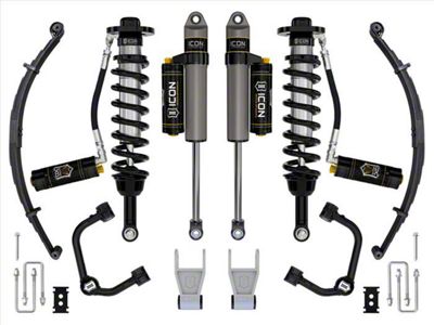ICON Vehicle Dynamics 2.50 to 3-Inch Suspension Lift System with Tubular Upper Control Arms and Leaf Pack; Stage 4 (21-24 F-150 Tremor w/o CCD System & BlueCruise)