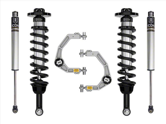 ICON Vehicle Dynamics 2.50 to 3-Inch Suspension Lift System with Billet Upper Control Arms; Stage 1 (21-24 F-150 Tremor w/o CCD System & BlueCruise)