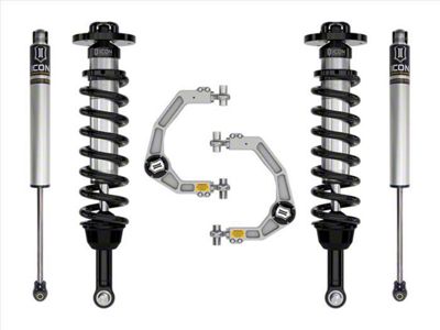 ICON Vehicle Dynamics 2.50 to 3-Inch Suspension Lift System with Billet Upper Control Arms; Stage 1 (21-23 F-150 Tremor)