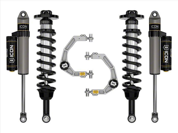 ICON Vehicle Dynamics 2.50 to 3-Inch Suspension Lift System with Billet Upper Control Arms; Stage 2 (21-24 F-150 Tremor w/o CCD System & BlueCruise)