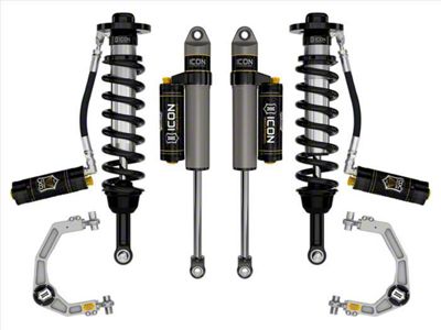 ICON Vehicle Dynamics 2.50 to 3-Inch Suspension Lift System with Billet Upper Control Arms; Stage 4 (21-23 F-150 Tremor)
