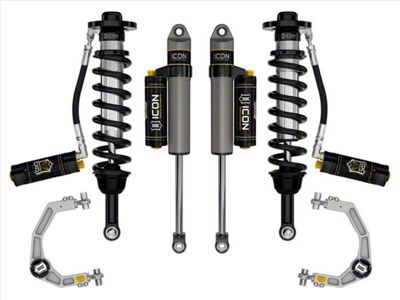 ICON Vehicle Dynamics 2.50 to 3-Inch Suspension Lift System with Billet Upper Control Arms; Stage 4 (21-24 F-150 Tremor w/o CCD System & BlueCruise)