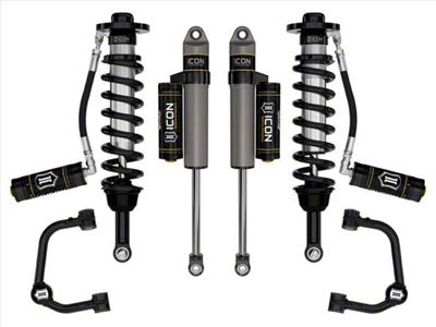 ICON Vehicle Dynamics 2.50 to 3-Inch Suspension Lift System with Tubular Upper Control Arms; Stage 3 (21-25 F-150 Tremor w/o CCD System & BlueCruise)