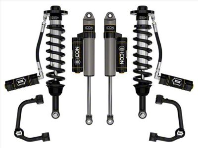 ICON Vehicle Dynamics 2.50 to 3-Inch Suspension Lift System with Tubular Upper Control Arms; Stage 3 (21-24 F-150 Tremor w/o CCD System & BlueCruise)