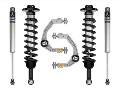 ICON Vehicle Dynamics 2.75 to 3.50-Inch Suspension Lift System with Billet Upper Control Arms; Stage 1 (21-25 4WD F-150 w/o CCD System & BlueCruise, Excluding Raptor & Tremor)