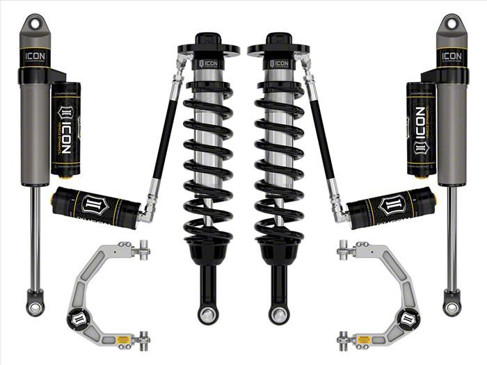 ICON Vehicle Dynamics 2.75 to 3.50-Inch Suspension Lift System with Billet Upper Control Arms; Stage 3 (21-24 4WD F-150 w/o CCD System &…