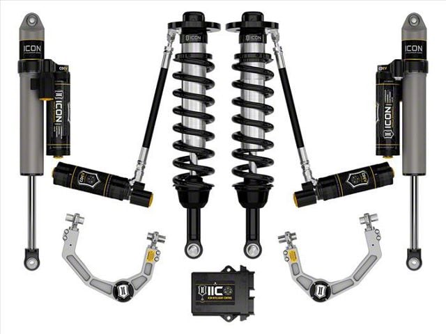 ICON Vehicle Dynamics 2.75 to 3.50-Inch Suspension Lift System with Billet Upper Control Arms; Stage 5 (21-24 4WD F-150 w/o CCD System & BlueCruise, Excluding Raptor & Tremor)