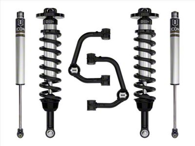 ICON Vehicle Dynamics 2.75 to 3.50-Inch Suspension Lift System with Tubular Upper Control Arms; Stage 1 (21-25 4WD F-150 w/o CCD System & BlueCruise, Excluding Raptor & Tremor)