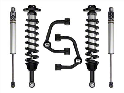 ICON Vehicle Dynamics 2.75 to 3.50-Inch Suspension Lift System with Tubular Upper Control Arms; Stage 1 (21-24 4WD F-150 w/o CCD System & BlueCruise, Excluding Raptor & Tremor)