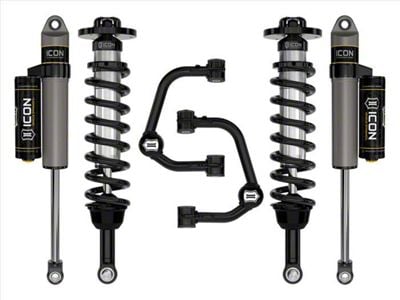 ICON Vehicle Dynamics 2.75 to 3.50-Inch Suspension Lift System with Tubular Upper Control Arms; Stage 2 (21-24 4WD F-150 w/o CCD System & BlueCruise, Excluding Raptor & Tremor)