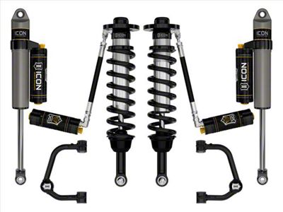 ICON Vehicle Dynamics 2.75 to 3.50-Inch Suspension Lift System with Tubular Upper Control Arms; Stage 4 (21-24 4WD F-150 w/o CCD System & BlueCruise, Excluding Raptor & Tremor)
