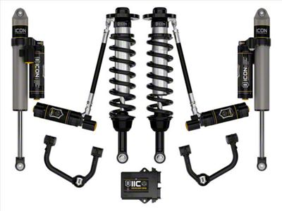 ICON Vehicle Dynamics 2.75 to 3.50-Inch Suspension Lift System with Tubular Upper Control Arms; Stage 5 (21-25 4WD F-150 w/o CCD System & BlueCruise, Excluding Raptor & Tremor)