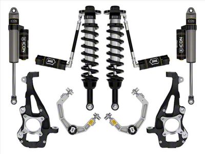 ICON Vehicle Dynamics 3.50 to 4.50-Inch Suspension Lift System with Billet Upper Control Arms; Stage 3 (21-24 4WD F-150 w/o CCD System & BlueCruise, Excluding Raptor)