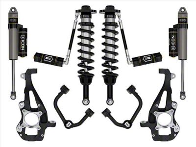 ICON Vehicle Dynamics 3.50 to 4.50-Inch Suspension Lift System with Tubular Upper Control Arms; Stage 3 (21-25 4WD F-150 w/o CCD System & BlueCruise, Excluding Raptor & Tremor)