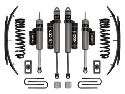ICON Vehicle Dynamics 2.50-Inch Suspension Lift System with Expansion Pack; Stage 2 (23-24 4WD 6.7L Powerstroke F-250 Super Duty)