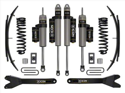 ICON Vehicle Dynamics 2.50-Inch Suspension Lift System with Radius Arms and Expansion Pack; Stage 2 (23-24 4WD 6.8L, 7.3L F-250 Super Duty)