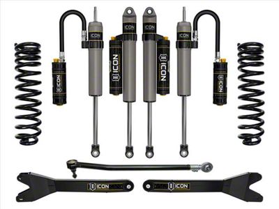 ICON Vehicle Dynamics 2.50-Inch Suspension Lift System with Radius Arms; Stage 4 (23-24 4WD 6.8L, 7.3L F-250 Super Duty)