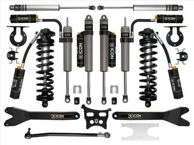 ICON Vehicle Dynamics 2.50 to 3-Inch Coil-Over Conversion System with Radius Arms; Stage 5 (23-24 F-250 Super Duty)