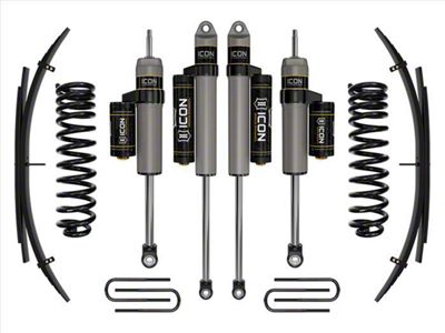 ICON Vehicle Dynamics 2.50-Inch Suspension Lift System with Expansion Pack and Piggyback Shocks; Stage 2 (20-24 4WD 6.7L Powerstroke F-250 Super Duty)