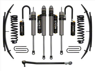 ICON Vehicle Dynamics 2.50-Inch Suspension Lift System with Expansion Pack and Piggyback Shocks; Stage 4 (20-24 4WD 6.7L Powerstroke F-250 Super Duty)