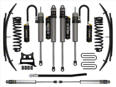 ICON Vehicle Dynamics 2.50-Inch Suspension Lift System with Expansion Pack and Piggyback Shocks; Stage 5 (11-16 4WD 6.7L Powerstroke F-250 Super Duty)