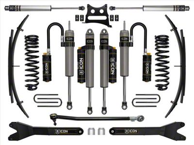 ICON Vehicle Dynamics 2.50-Inch Suspension Lift System with Expansion Pack and Piggyback Shocks; Stage 6 (17-19 4WD 6.7L Powerstroke F-250 Super Duty)