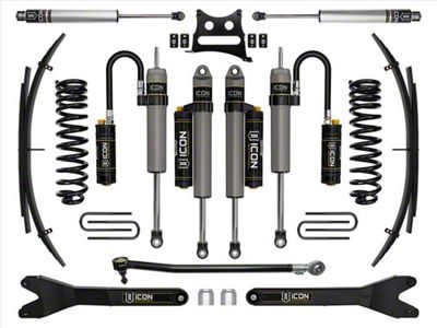 ICON Vehicle Dynamics 2.50-Inch Suspension Lift System with Expansion Pack and Piggyback Shocks; Stage 6 (20-24 4WD 6.7L Powerstroke F-250 Super Duty)