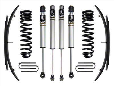 ICON Vehicle Dynamics 2.50-Inch Suspension Lift System with Expansion Pack and Shocks; Stage 1 (20-25 4WD 6.7L Powerstroke F-250 Super Duty)
